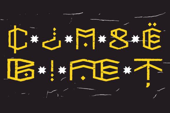 Paihuen Rough Font PNG with transparent background - Preview 4