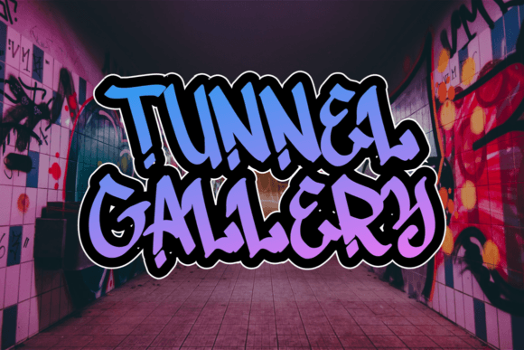 Shock Graffiti Font PNG with transparent background - Preview 4