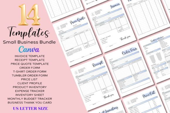 Small Business Bundle Documents Canva templates