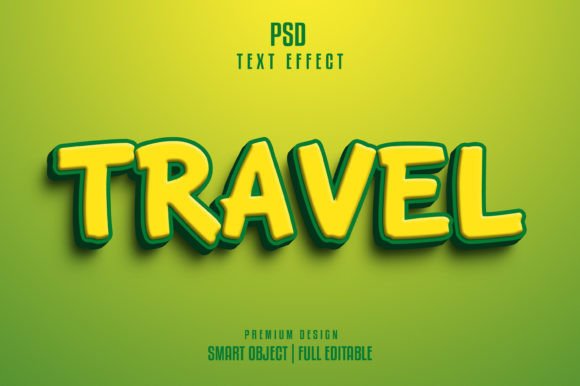 Travel Text Effect Style Graphic Layer Styles By himelgfx