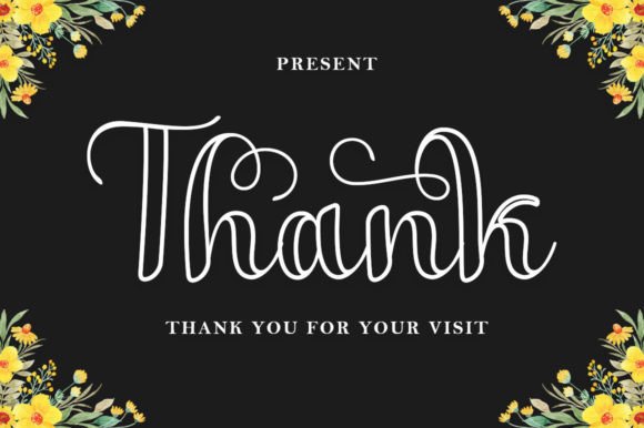 Aeylina Outline Font - Preview 6