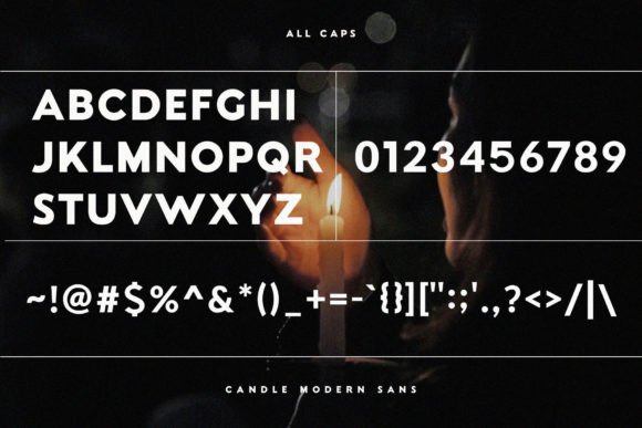 Candle Font - Preview 3