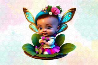 Cute Baby Fairy Clipart Bundle Graphic by LR ART · Creative Fabrica