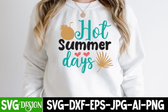 Hot Summer Days Svg Cut File Graphics