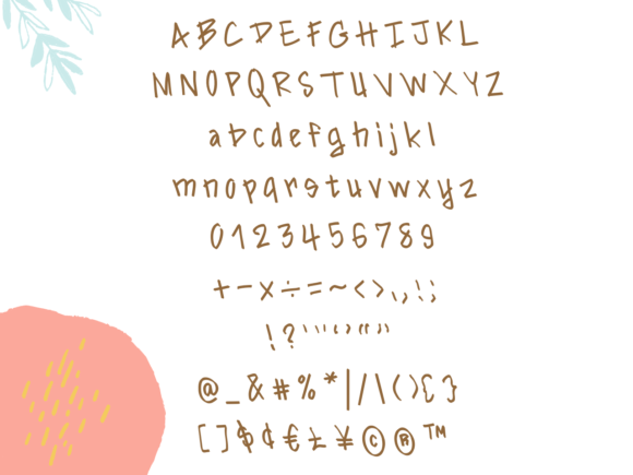 Maddor Font PNG with transparent background - Preview 1