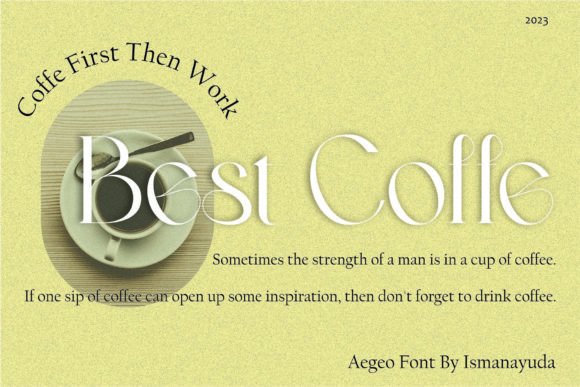 Aegeo Font - Preview 3