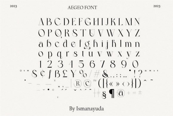 Aegeo Font - Preview 4