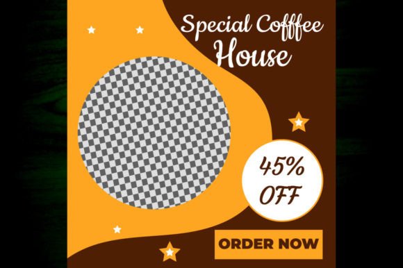 Preview of Coffee Instagram Post Template Design 8 coffee shop social media template