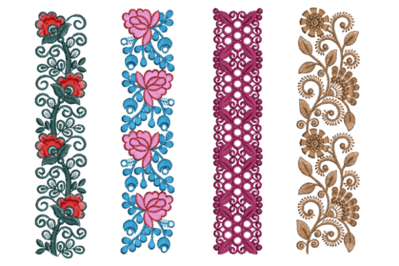 Creative Flower Borders Set