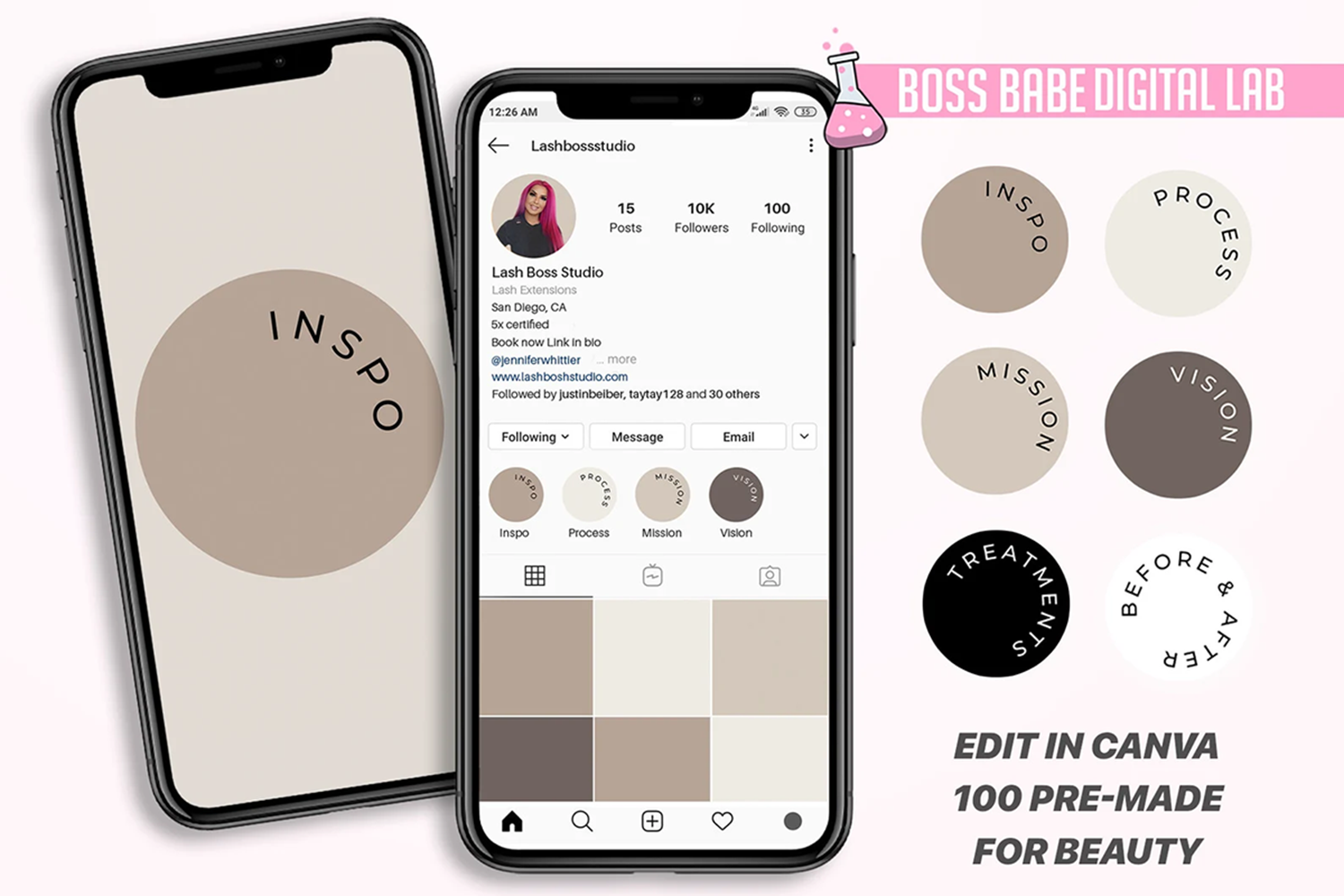 DIY Editable Instagram Highlight Covers