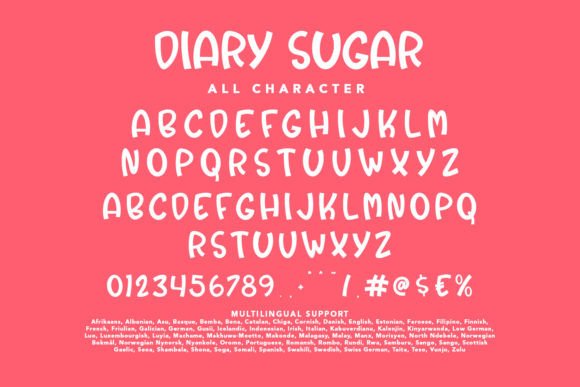 Diary Sugar Font - Preview 6