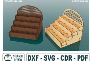 Vector File Display Stand Display Stand Files, Multipurpose Box · Creative Fabrica