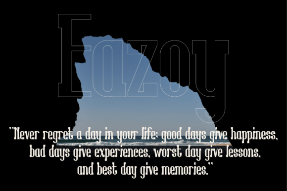 Eazoy Font PNG with transparent background - Preview 2