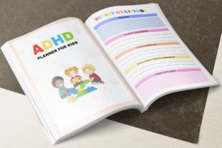 Editable ADHD Planner for Kids Canva Graphic by Shumaya · Creative Fabrica