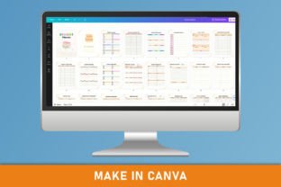Editable Student Planner Canva Template Graphic by Mustafiz · Creative ...
