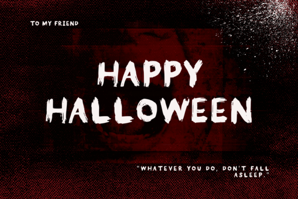 Film Horor Font - Preview 1