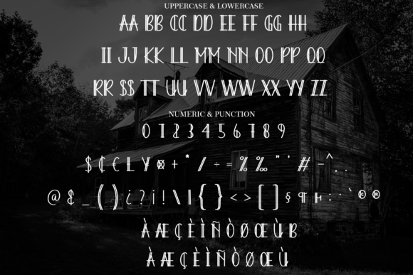 Haunted House Font - Preview 6