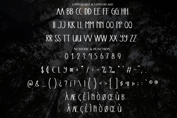 Hight Night Font PNG with transparent background - Preview 6