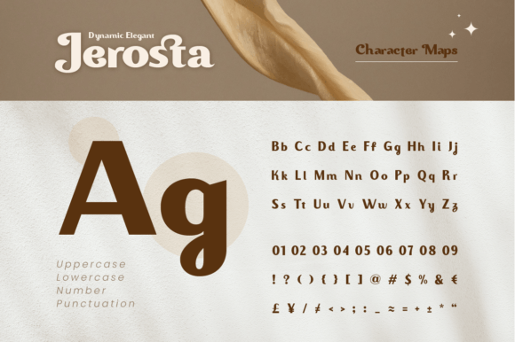 Jerosta Font PNG with transparent background - Preview 1