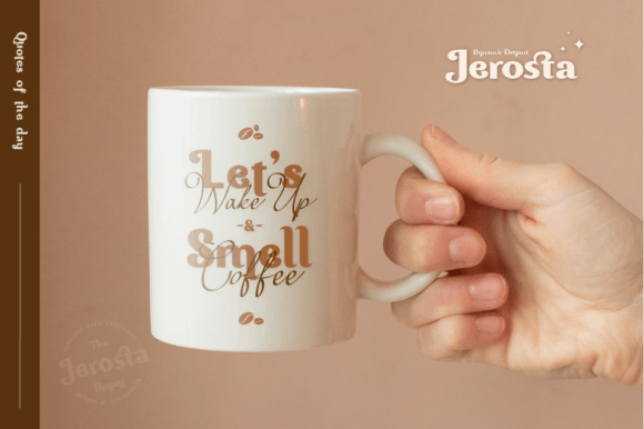 Jerosta Font PNG with transparent background - Preview 3