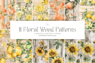 Sunflower Seamless Digital Paper Pack