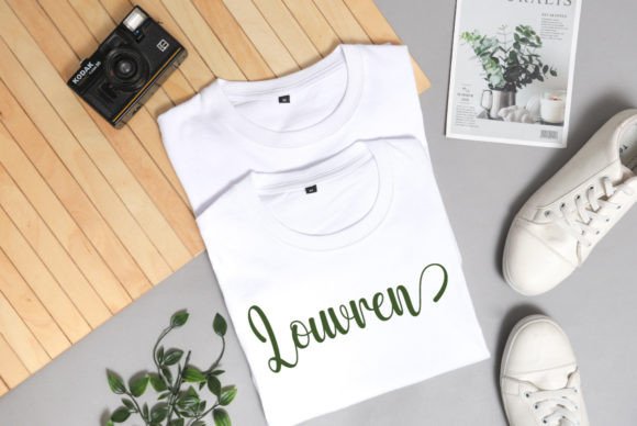 Inline Font PNG with transparent background - Preview 3