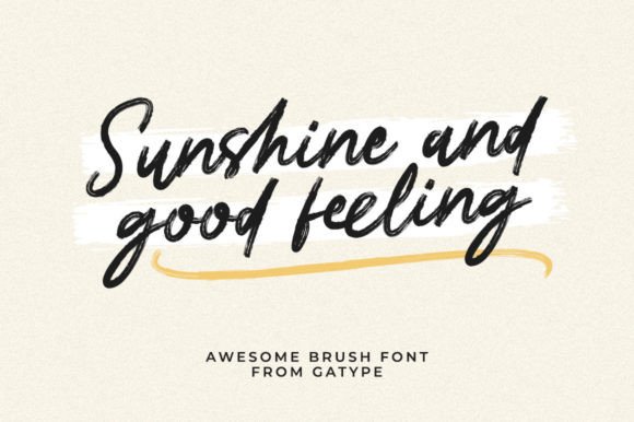 Awesome Brush Font - Preview 2