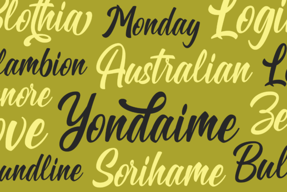 Blothia Font - Preview 4