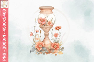 Hourglass Flower PNG Sublimation Design Graphic by Rose.art · Creative ...