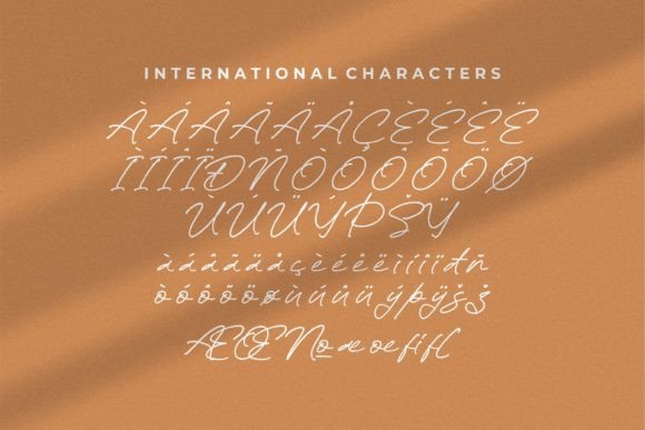 Rinatha Font PNG with transparent background - Preview 2