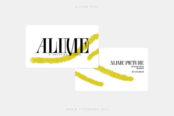 Elivan Font - Preview 3