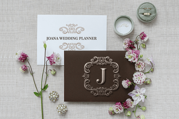 Queen Vintage Monogram Font PNG with transparent background - Preview 5