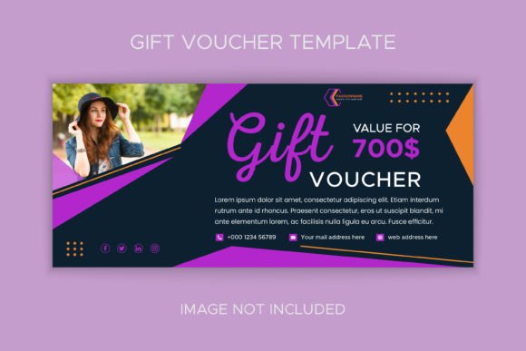 Fashion Brand Gift Voucher Template