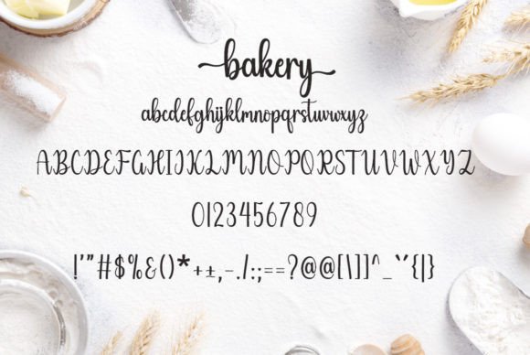 Bakery Font - Preview 5