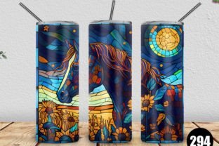 20oz Skinny Tumbler Horse Graphic by TEE300 · Creative Fabrica