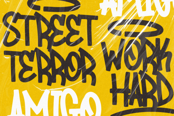 Back Peace Font - Preview 3
