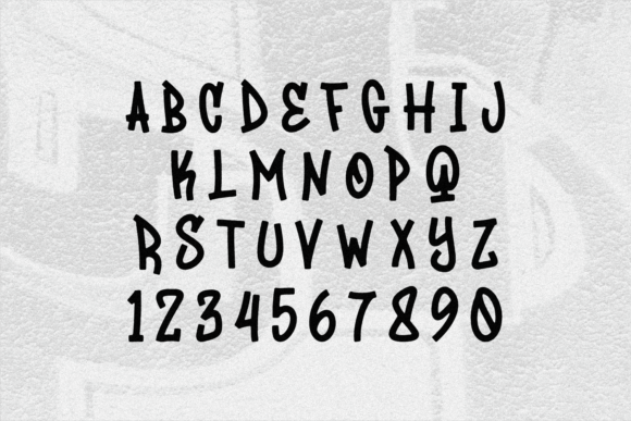 Back Peace Font - Preview 5