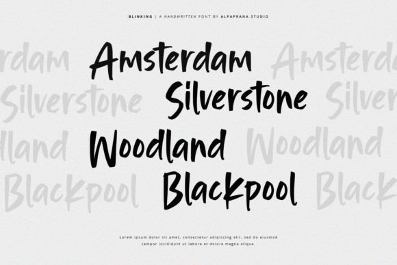 Blinking Font - Preview 3