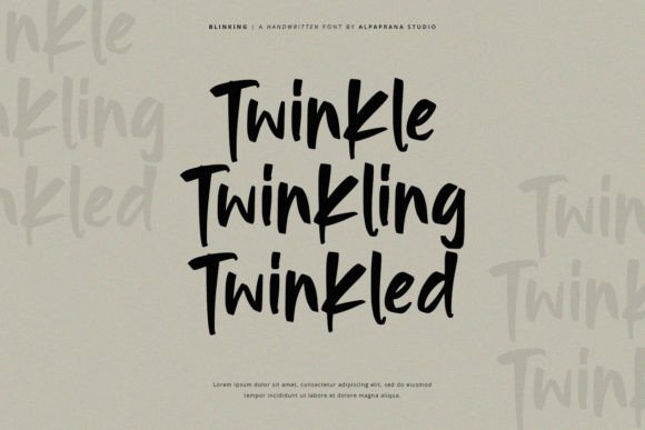 Blinking Font - Preview 4