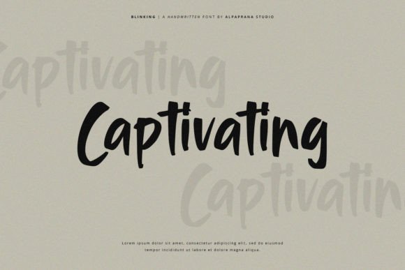 Blinking Font - Preview 6