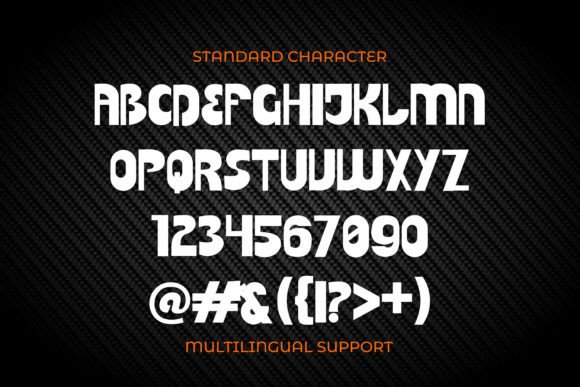 Hard Lines Font - Preview 1