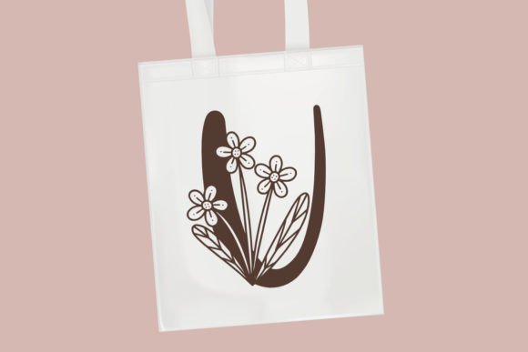Monogram Kindy Petunia Font PNG with transparent background - Preview 1
