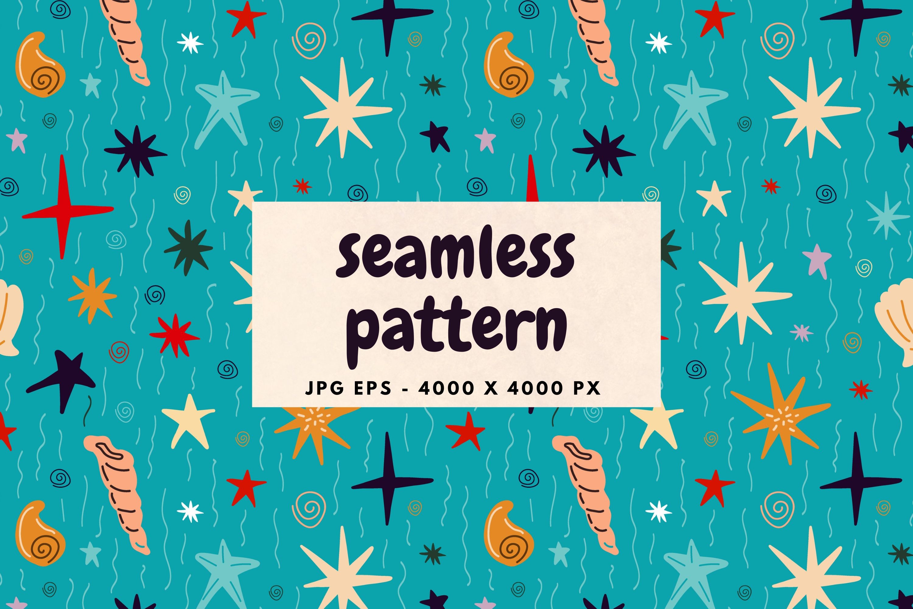 Sea Seamless Pattern Graphic by Art's and Patterns · Creative Fabrica
