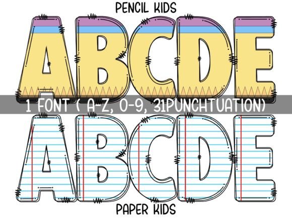 Apple Kids Font - Preview 2