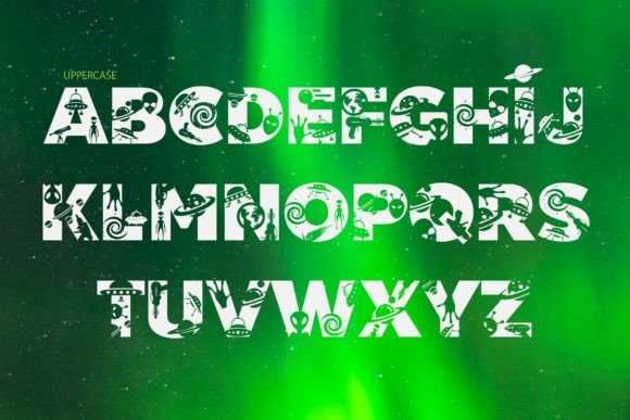 Baby Aliens Font - Preview 1