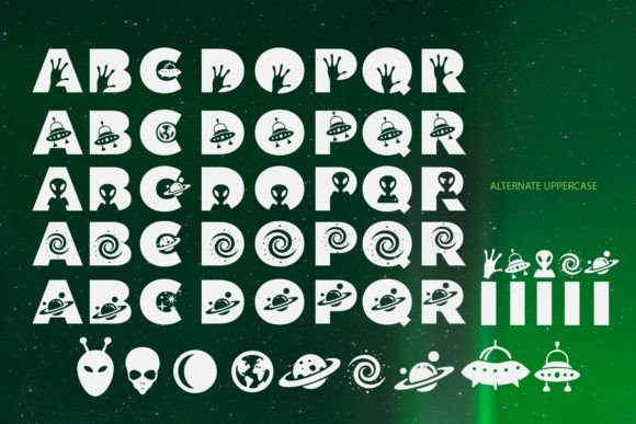 Baby Aliens Font - Preview 4
