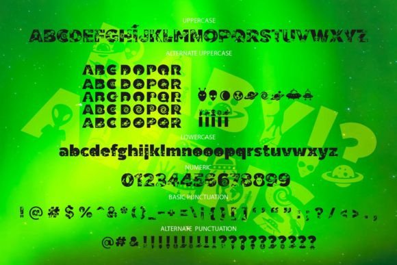 Baby Aliens Font - Preview 5