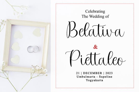 Belasted Font - Preview 1
