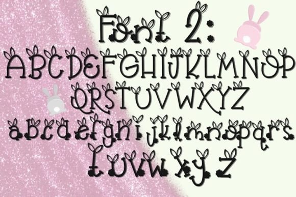 Bunny Butt Duo Font - Preview 1
