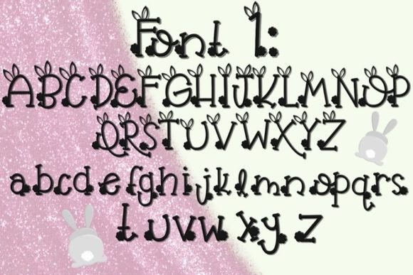 Bunny Butt Duo Font - Preview 2